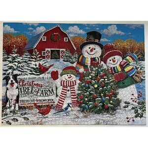 MasterPieces Seasons Greetings 1000-Piece Jigsaw Puzzle With Bonus Poster